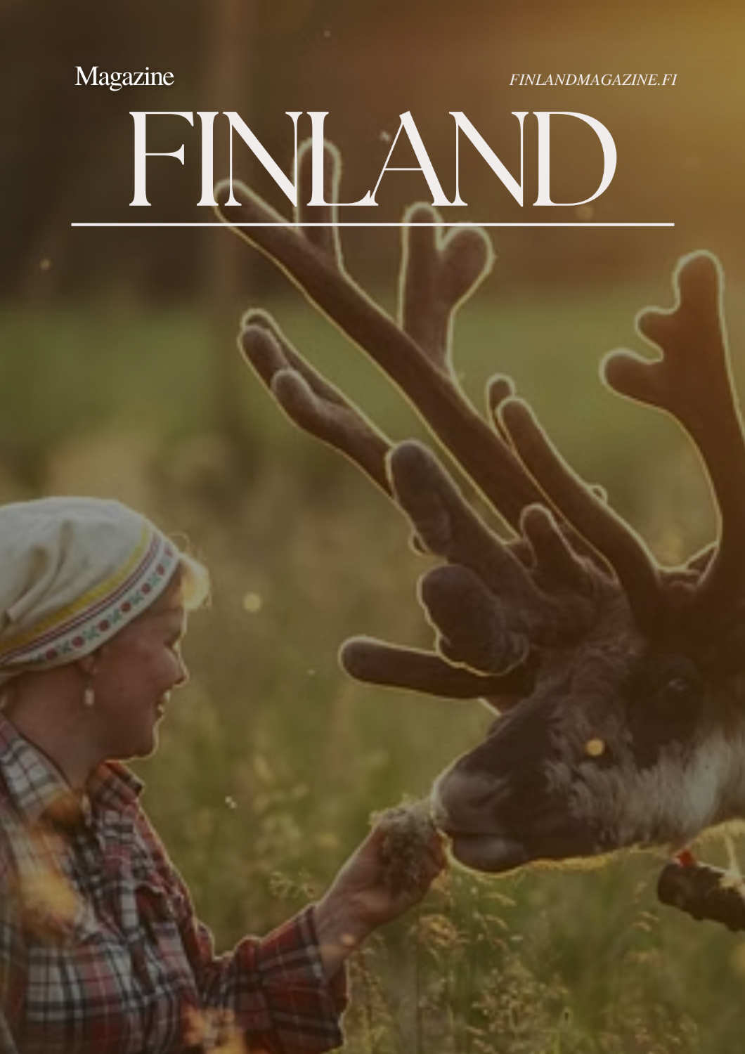 Reindeer Farm summer mornings-Kuusamo