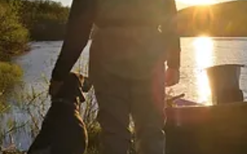 Fly fishing-Juutua River in Inari