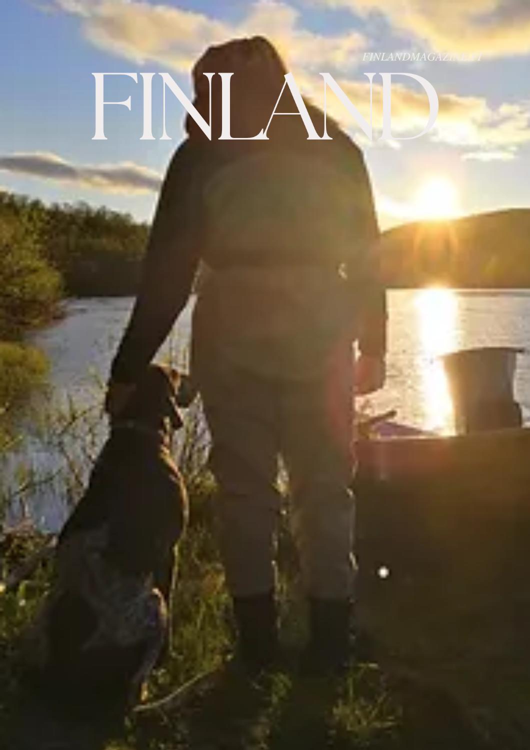 Fly fishing-Juutua River in Inari