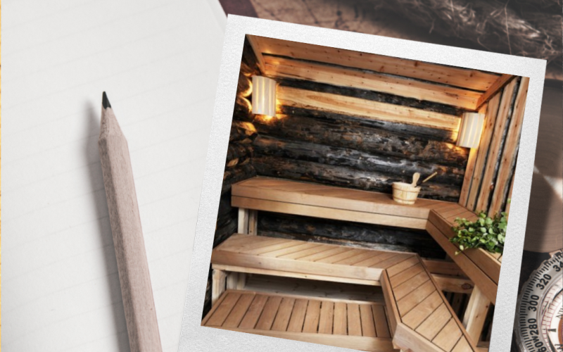 TRADITIONAL WOOD HEATED SAUNA & HOT TUB 2024