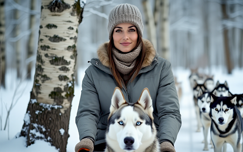 Husky safari is a unique adventure
