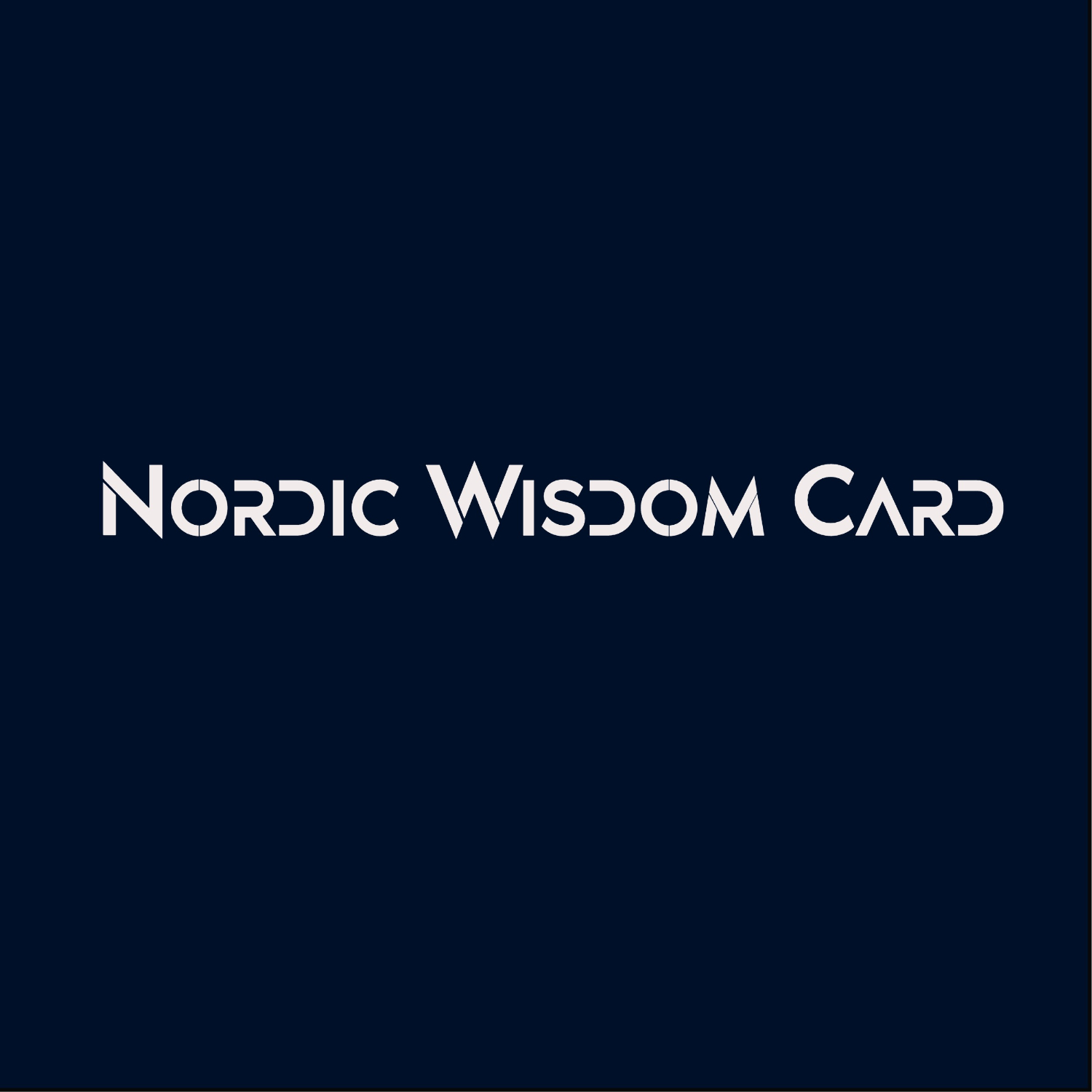 Nordic Wisdom Card